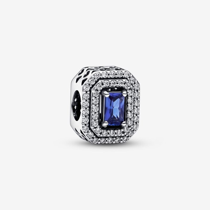 CHARM PAVE' E PIETRA BLU DONNA PANDORA 