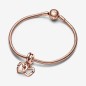 CHARM PENDENTE SORELLE ROSE DONNA PANDORA 