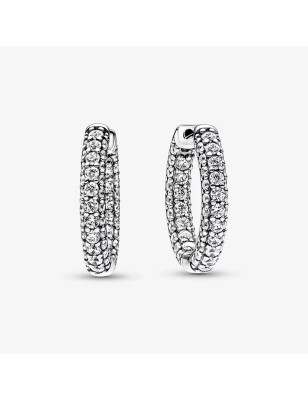 ORECCHINI CERCHI PAVE DONNA PANDORA TIMELESS 292624C01 PANDORA