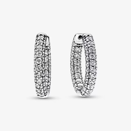 ORECCHINI CERCHI PAVE DONNA PANDORA TIMELESS 292624C01 PANDORA