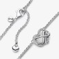 COLLANA CUORE INFINITO PIETRE LUMINOSE DONNA PANDORA 