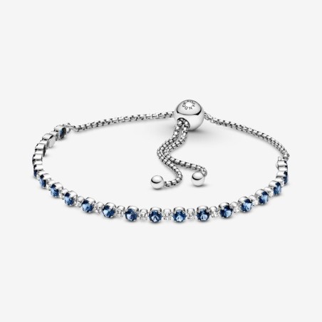 BRACCIALE TENNIS BLU CON CHIUSURA REGOLABILE DONNA PANDORA  599377C01-2 PANDORA