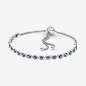 BRACCIALE TENNIS BLU CON CHIUSURA REGOLABILE DONNA PANDORA 