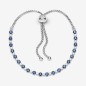 BRACCIALE TENNIS BLU CON CHIUSURA REGOLABILE DONNA PANDORA 