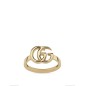 ANELLO IN ORO GIALLO DOPPIA G M 14 DONNA GUCCI GG RUNNING