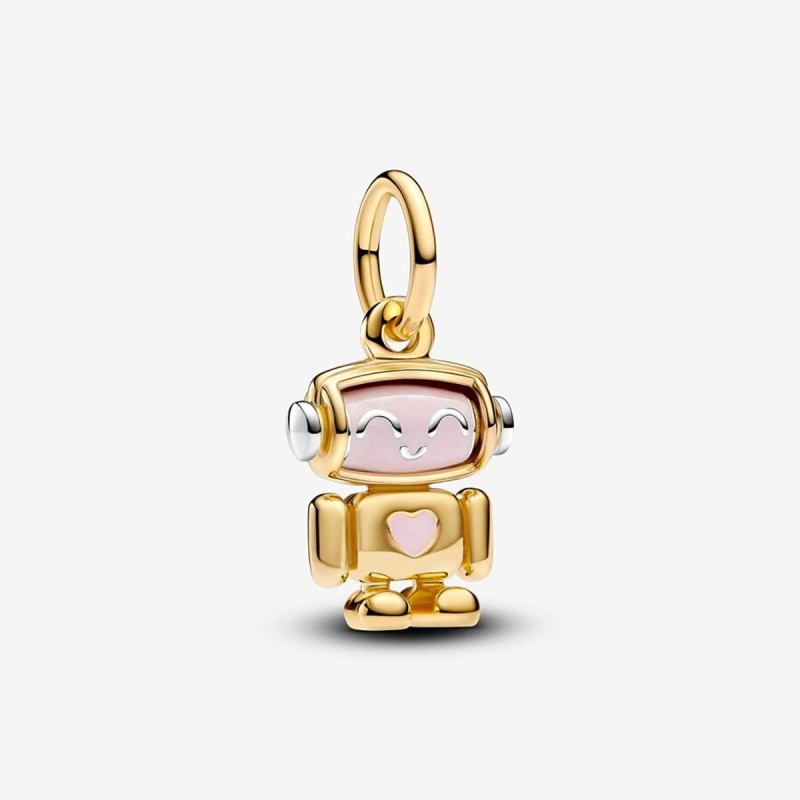 CHARM PENDENTE ROBOT CON TESTA GIREVOLE DONNA PANDORA