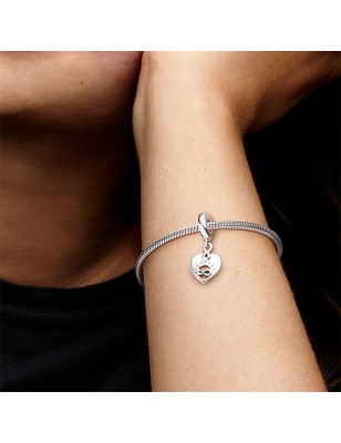 CHARM PENDENTE CUORE AMICI PER SEMPRE DONNA PANDORA  799294C01 PANDORA