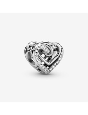 CHARM CUORI INTRECCIATI CON PIETRE DONNA PANDORA 