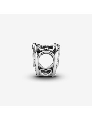 CHARM CUORI INTRECCIATI CON PIETRE DONNA PANDORA 