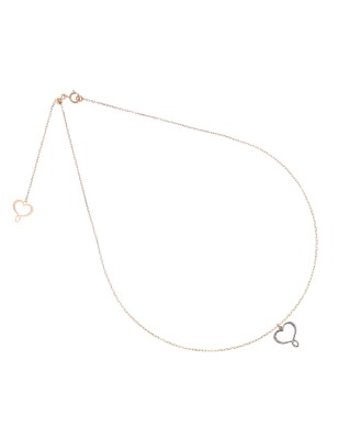 COLLANA 18KT CUORE MAMAN POLVERE DIAMANTI  MAMAN ET SOPHIE 