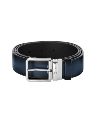 CINTURA PELLE BLU SFUMATO UOMO MONTBLANC  131184 MONTBLANC