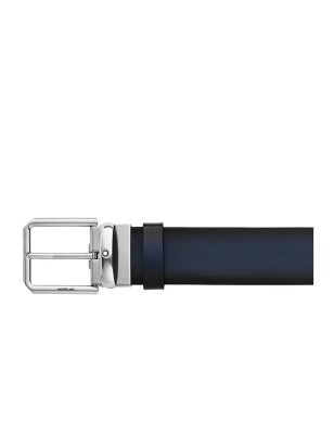 CINTURA PELLE BLU SFUMATO UOMO MONTBLANC  131184 MONTBLANC