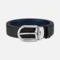 CINTURA REVERSIBILE NERA BLU 30MM UOMO MONTBLANC 