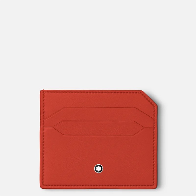 PORTA CARTE SOFT 6 SCOMPARTI ROSSO MONTBLANC MEISTERSTUCK