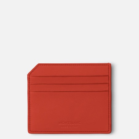 PORTA CARTE SOFT 6 SCOMPARTI ROSSO MONTBLANC MEISTERSTUCK