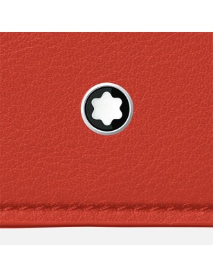 PORTA CARTE SOFT 6 SCOMPARTI ROSSO MONTBLANC MEISTERSTUCK 198035 MONTBLANC