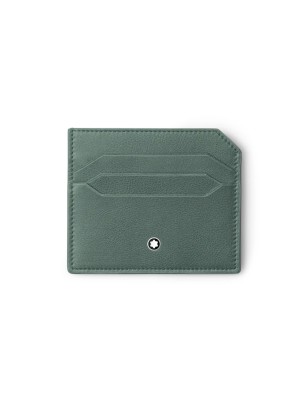 PORTA CARTE DI CREDITO 6 SCOMPARTI VERDE MONTBLANC MEISTERSTUCK 198037 MONTBLANC