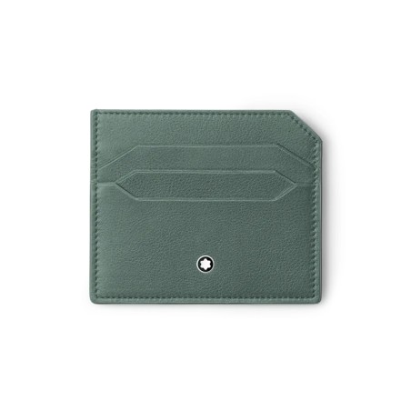 PORTA CARTE DI CREDITO 6 SCOMPARTI VERDE MONTBLANC MEISTERSTUCK 198037 MONTBLANC