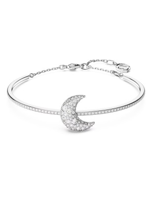 BRACCIALE RIGIDO LUNA BIANCO DONNA SWAROVSKI 