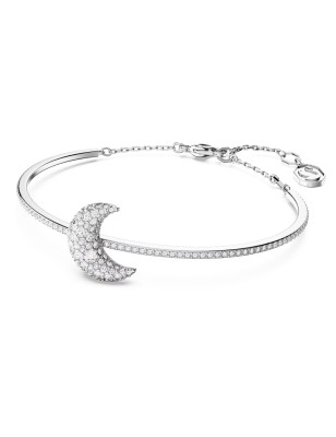 BRACCIALE RIGIDO LUNA BIANCO DONNA SWAROVSKI 