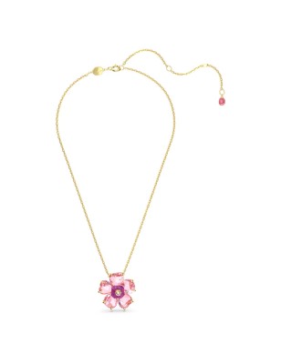 COLLANA FLORERE FIORE ROSA DONNA SWAROVSKI 