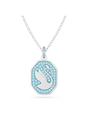 COLLANA PENDENTE SWAN CIGNO LUNGO BLU DONNA SWAROVSKI 