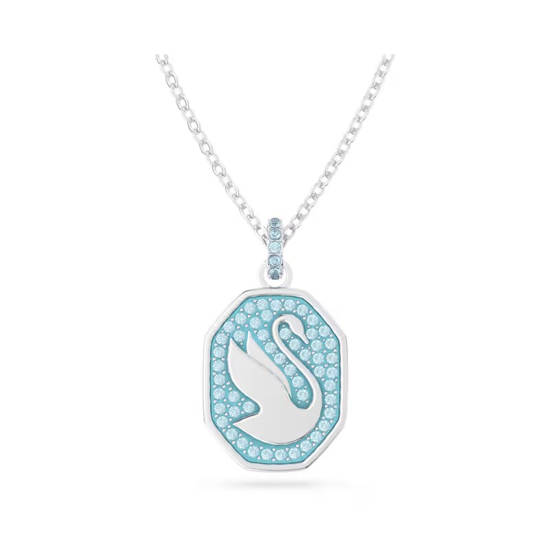 COLLANA PENDENTE SWAN CIGNO LUNGO BLU DONNA SWAROVSKI 