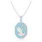 COLLANA PENDENTE SWAN CIGNO LUNGO BLU DONNA SWAROVSKI 