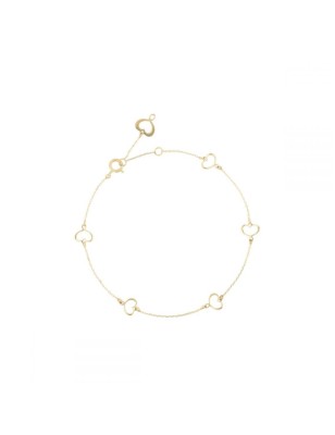 BRACCIALE 18KT CON 5 CUORI DONNA MAMAN ET SOPHIE 