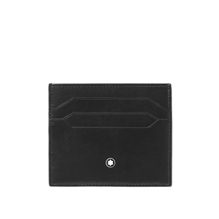 PORTA CARTE DI CREDITO PELLE NERO UOMO MONTBLANC MEISTERSTUCK 198324 MONTBLANC