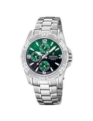 OROLOGIO VERDE 40MM UOMO FESTINA MULTIFUNCTION F20666/3 FESTINA