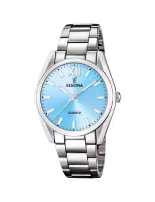 OROLOGIO AZZURRO 36MM DONNA FESTINA BOYFRIEND COLLECTION F20622/3 FESTINA