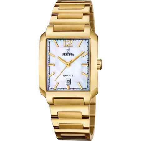 OROLOGIO PLACCATO ORO ON THE SQUARE DONNA FESTINA  F20680/2 FESTINA