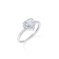 ANELLO CUORE CON ZIRCONI BIANCHI DONNA AMEN 