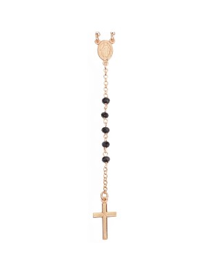 ROSARIO CLASSICO CRISTALLI NERI UNISEX AMEN CRORN4 AMEN