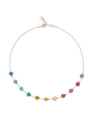 COLLANA RAINBOW DONNA ROSSOPREZIOSO SEMINO D'AMORE GC 24483 RW ROSSOPREZIOSO