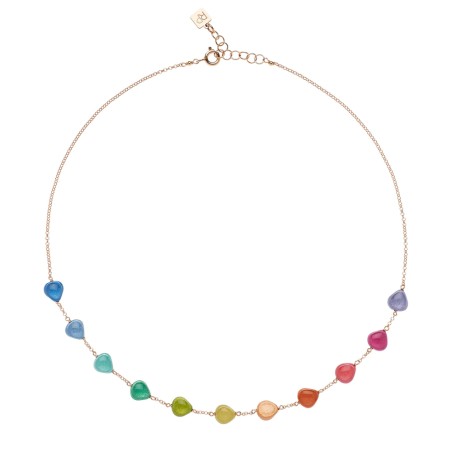 COLLANA RAINBOW DONNA ROSSOPREZIOSO SEMINO D'AMORE GC 24483 RW ROSSOPREZIOSO