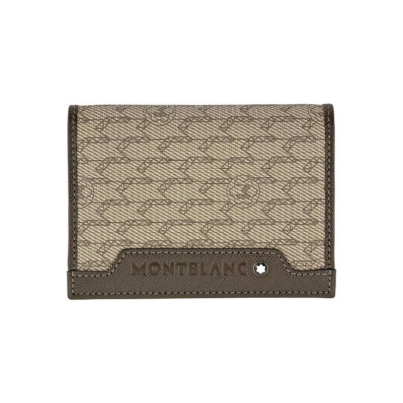 PORTA CARTE DI CREDITO SIGNATURE STONE BROWN UOMO-DONNA MONTBLANC 