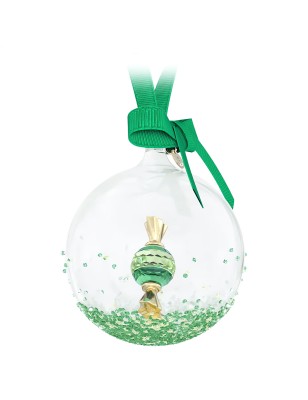 DECORAZIONE HOLIDAY CHEERS DULCIS PALLINA VERDE DONNA SWAROVSKI 