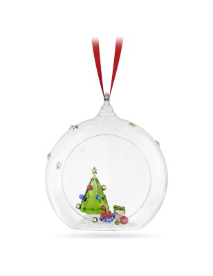 DECORAZIONE HOLIDAY CHEERS PALLINA ALBERO DI NATAL DONNA SWAROVSKI 