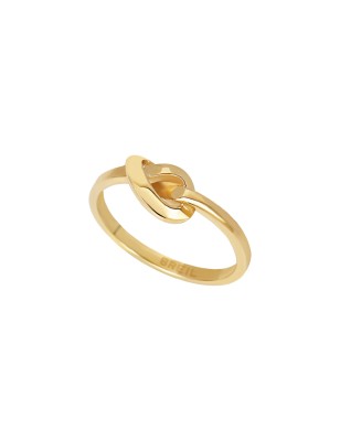 ANELLO B&ME MIS.10 ACCIAIO LUCIDO IP GOLD DONNA BREIL 