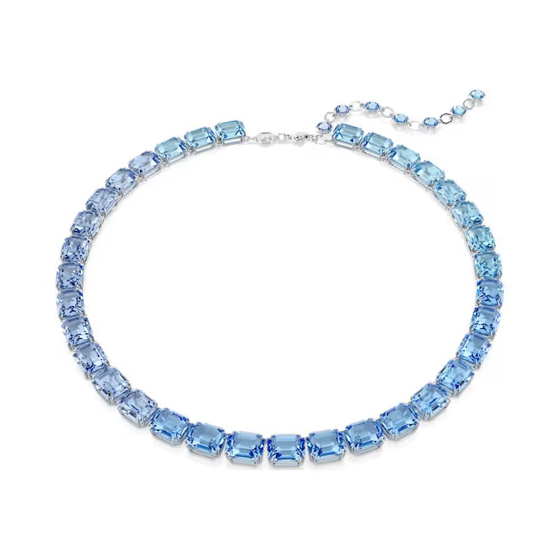 COLLANA TENNIS MILLENIA SFUMATURA BLU DONNA SWAROVSKI 