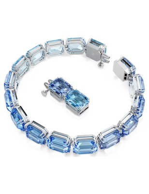 BRACCIALE TENNIS MILLENIA SFUMATURA BLU DONNA SWAROVSKI 