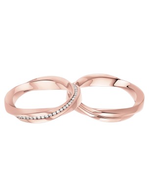 ANELLO FEDE NUZIALE IN ORO ROSA UOMO POLELLO  3229UR POLELLO