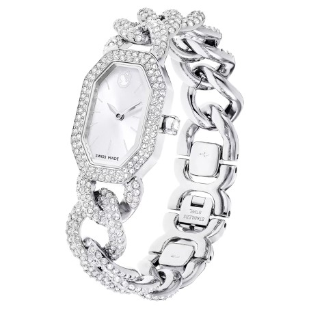 OROLOGIO DEXTERA CHAIN TONO ARGENTATO DONNA SWAROVSKI 