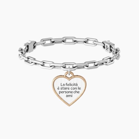 BRACCIALE CIONDOLO CUORE FELICITA' KIDULT 731944 KIDULT