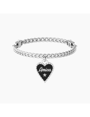 BRACCIALE CIONDOLO CUORE AMICA  KIDULT