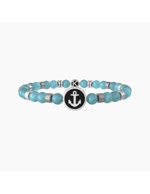 BRACCIALE ELASTICO ANCORA PAPA' SEI LA MIA FORZA UOMO KIDULT  731998 KIDULT