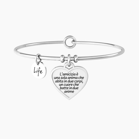 BRACCIALE L'AMICIZIA È UNA SOLA ANIMA DONNA KIDULT  732155 KIDULT