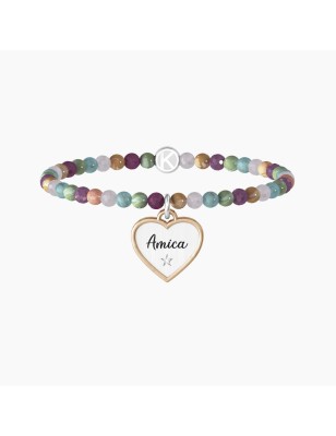 BRACCIALE ELASTICO CUORE AMICA DONNA KIDULT 